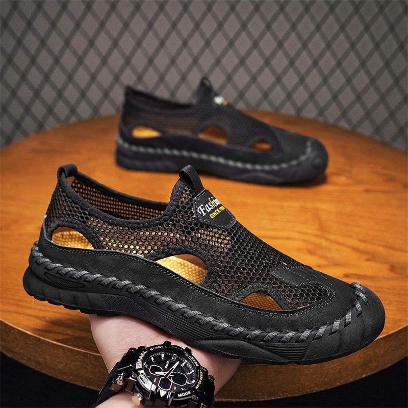Exported to the United States, Men's 2026 Summer Breathable Non-Slip Outdoor Water-Resistant Hiking and Mountaineering Sandals