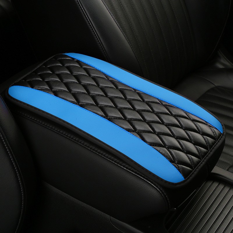 Car Central Armrest Box Pad Cross-Border Manufacturer Carbon Fiber Car Armrest Box Pad Memory Foam Armrest Cover Protective Pad