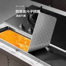 厨房加厚防油贴纸抽垫油槽用过滤网盒防漏油烟机吸油棉条通用