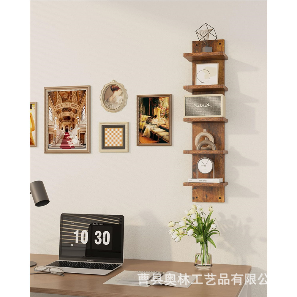 Estante de libros doméstico percha de pared dormitorio sala de estar pared estante de almacenamiento decoración de almacenamiento percha de pared
