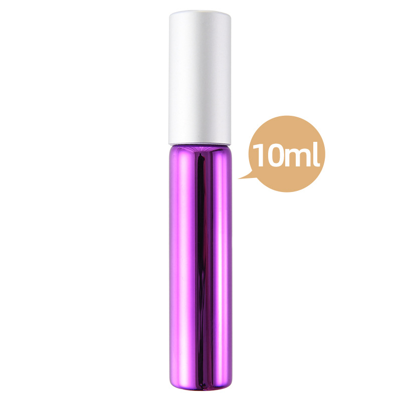 Botella de aceite esencial 10mlUV botella vacía pequeña botella de bola de rodillo portátil Maquillaje Hidratante viaje sub-botella portátil en stock