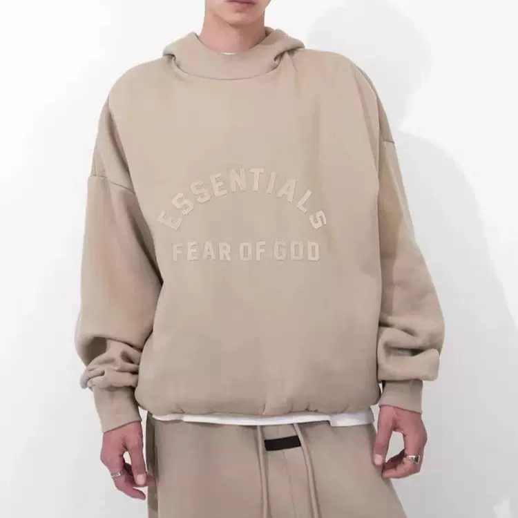 FOG复线帽衫ESSENTIALS重磅高街潮牌男连帽卫衣加绒秋冬情侣外套