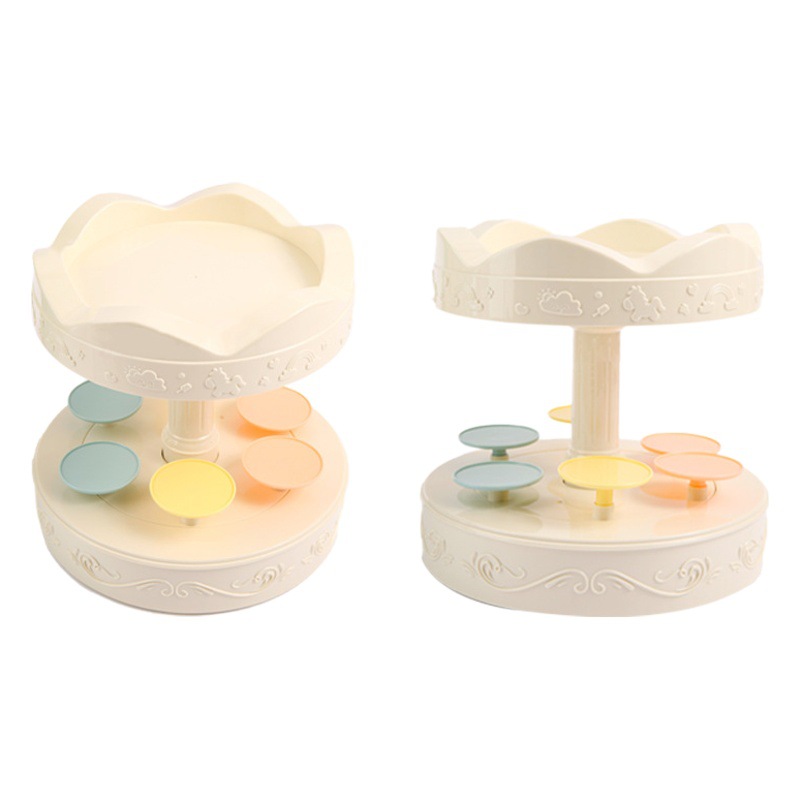 Máquina giratoria automática de sushi de postres, carrusel de postres, expositor de pasteles, mesa de exhibición, decoración para fiestas de cumpleaños