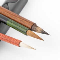 廠家批發 狼毫小楷傳統手工兼毫小楷抄經寫卷紫毫毛筆創作小楷筆