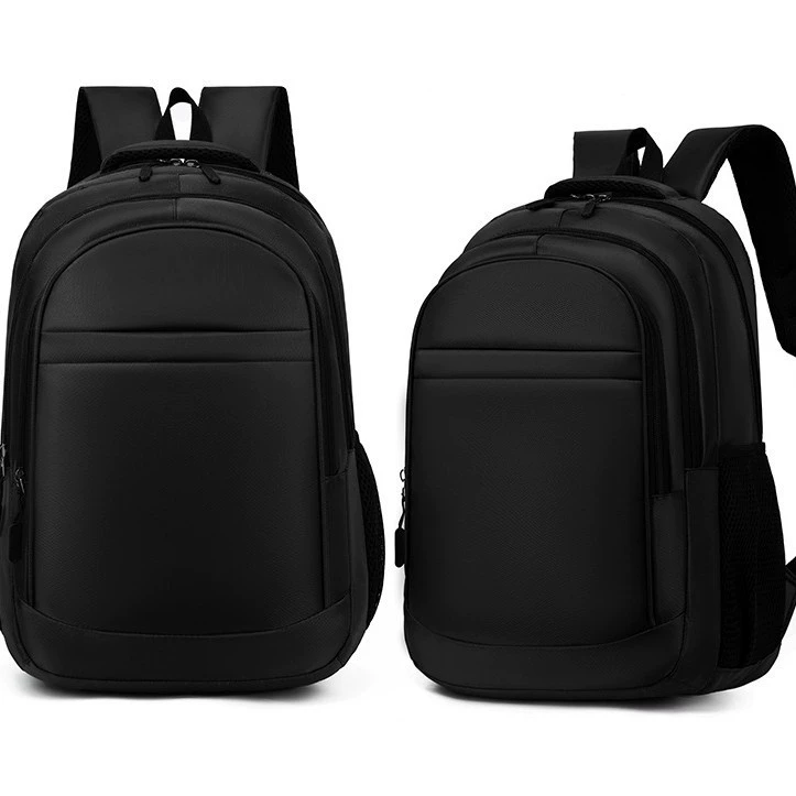 Laptop backpack, business travel version, lightweight, Black/Grey/Blue