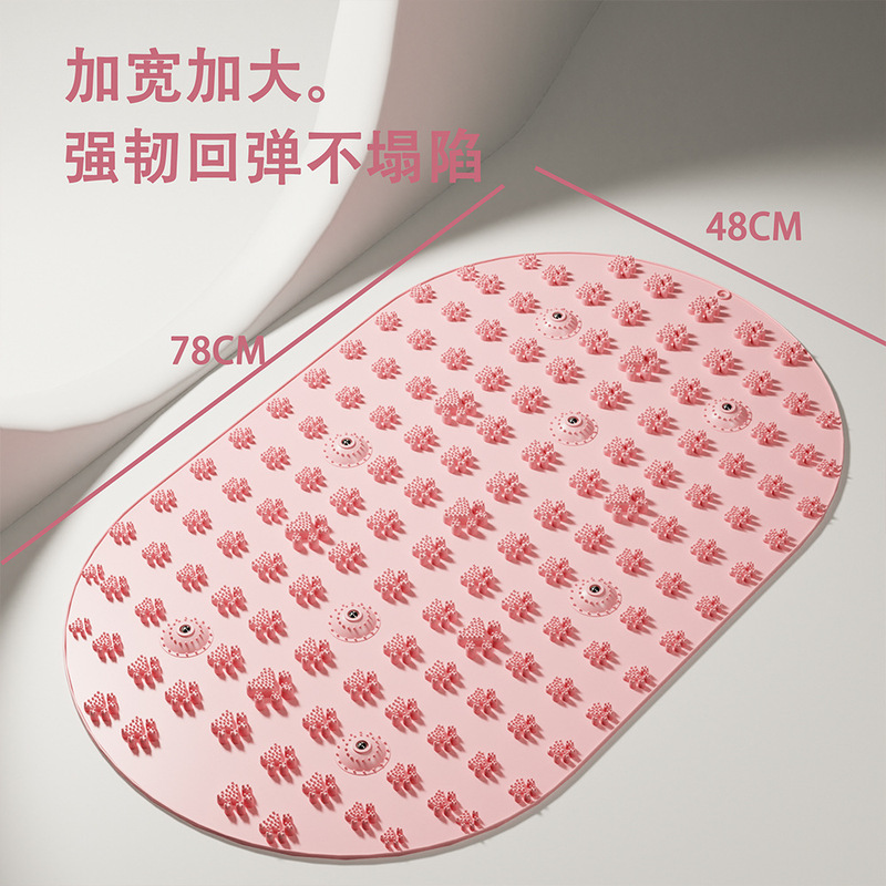 新升级液态软硅胶猫爪加厚加宽大跑道疏通经络燃脂磁石理疗指压板|undefined