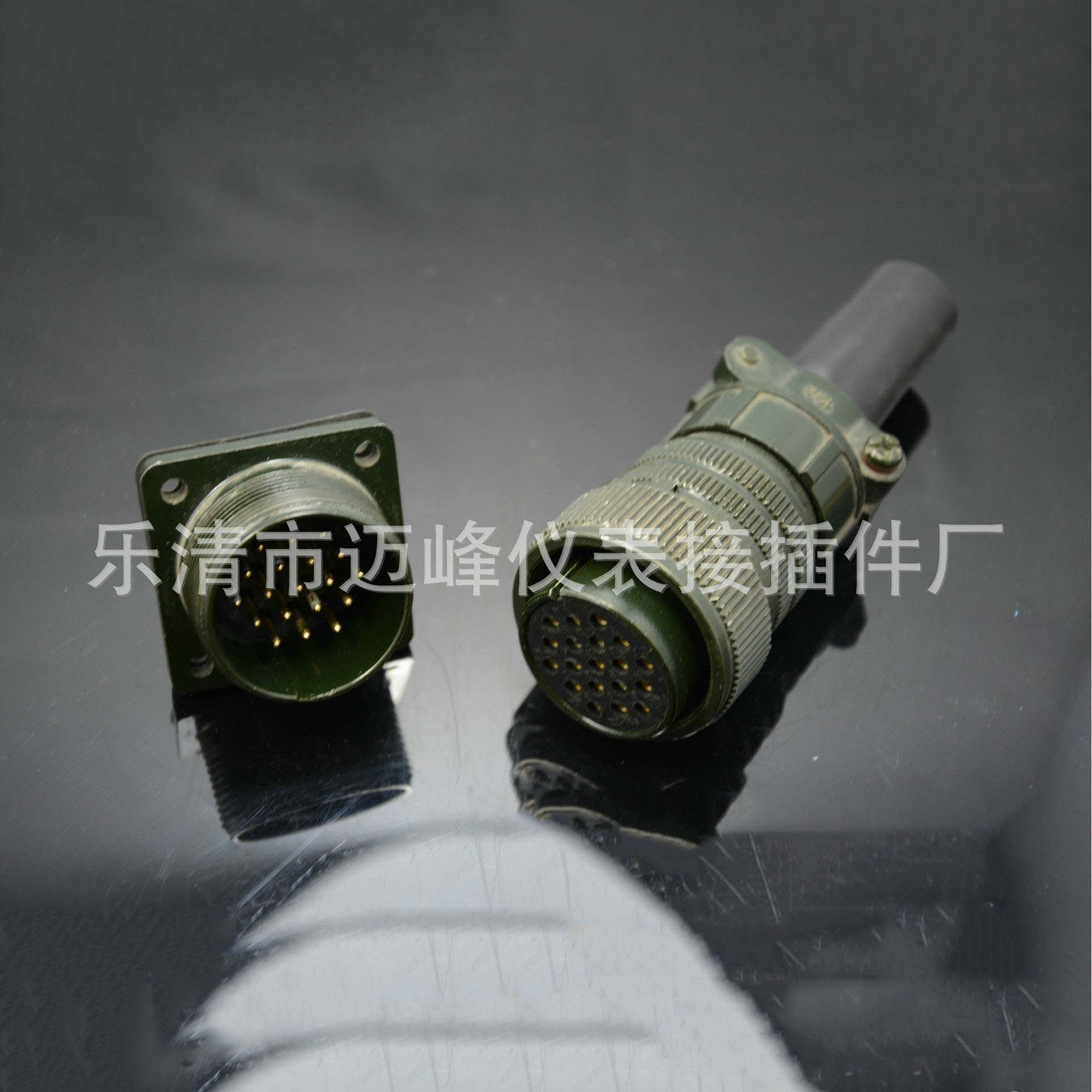 现货MS系列航空插头重载电源连接器圆形19芯航空插头 MS-22-14-19