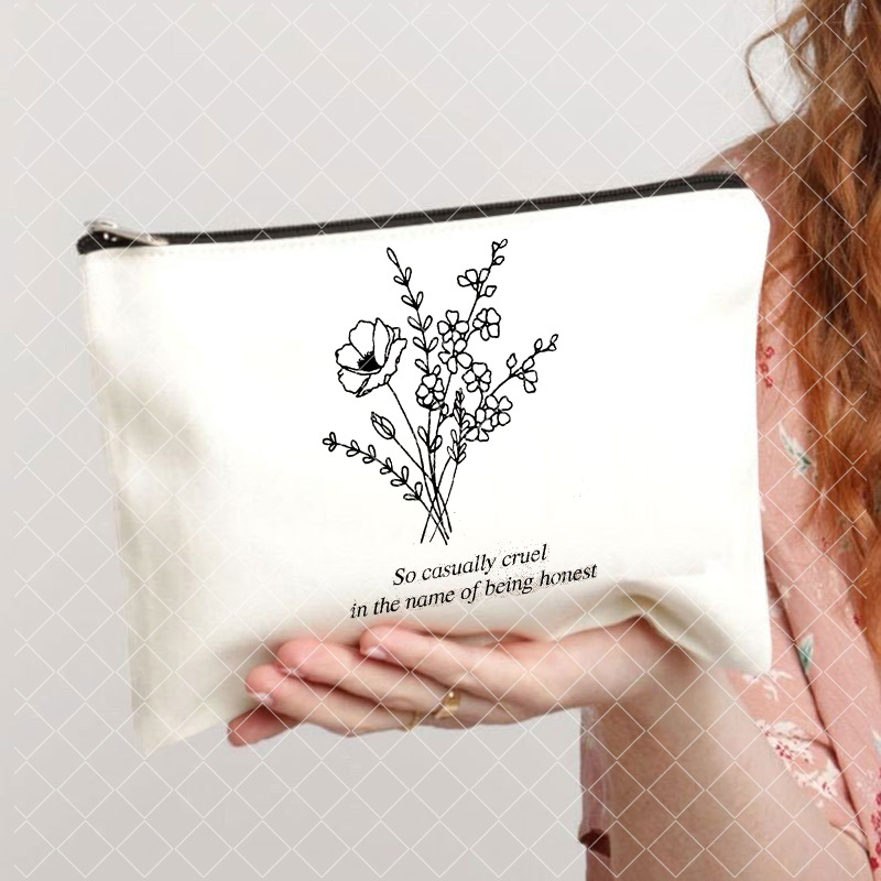 Taylor Music Swift álbum impreso lienzo cosmético bolsa monedero de la moneda de las mujeres bolsa de lápiz transfronterizo comercio exterior