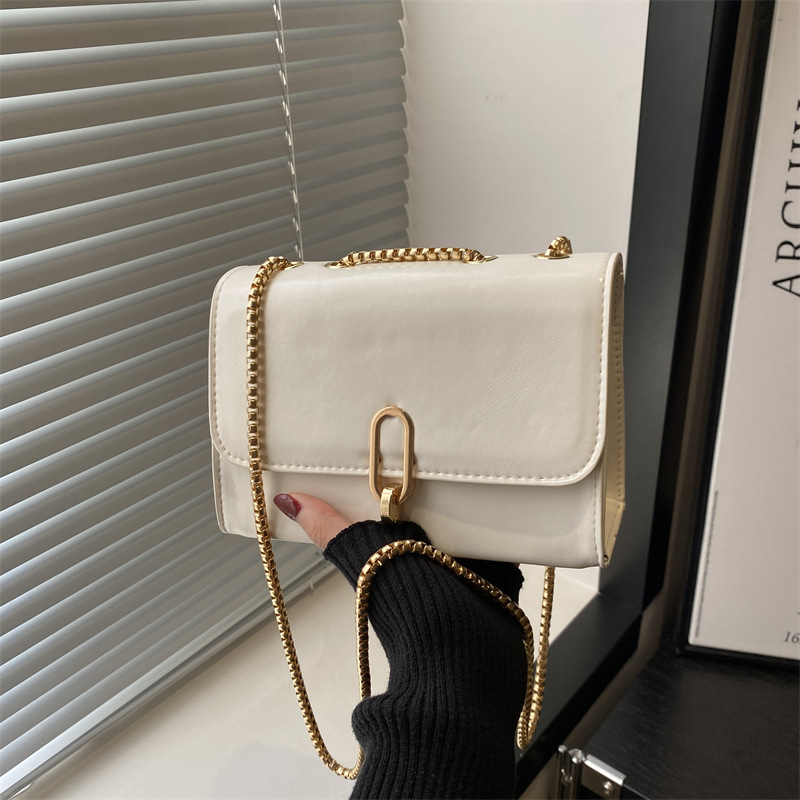 Estilo francés, moda, estilo extranjero, bolso de mujer, 2025 nuevo estilo, temperamento brillante, bolso de hombro.