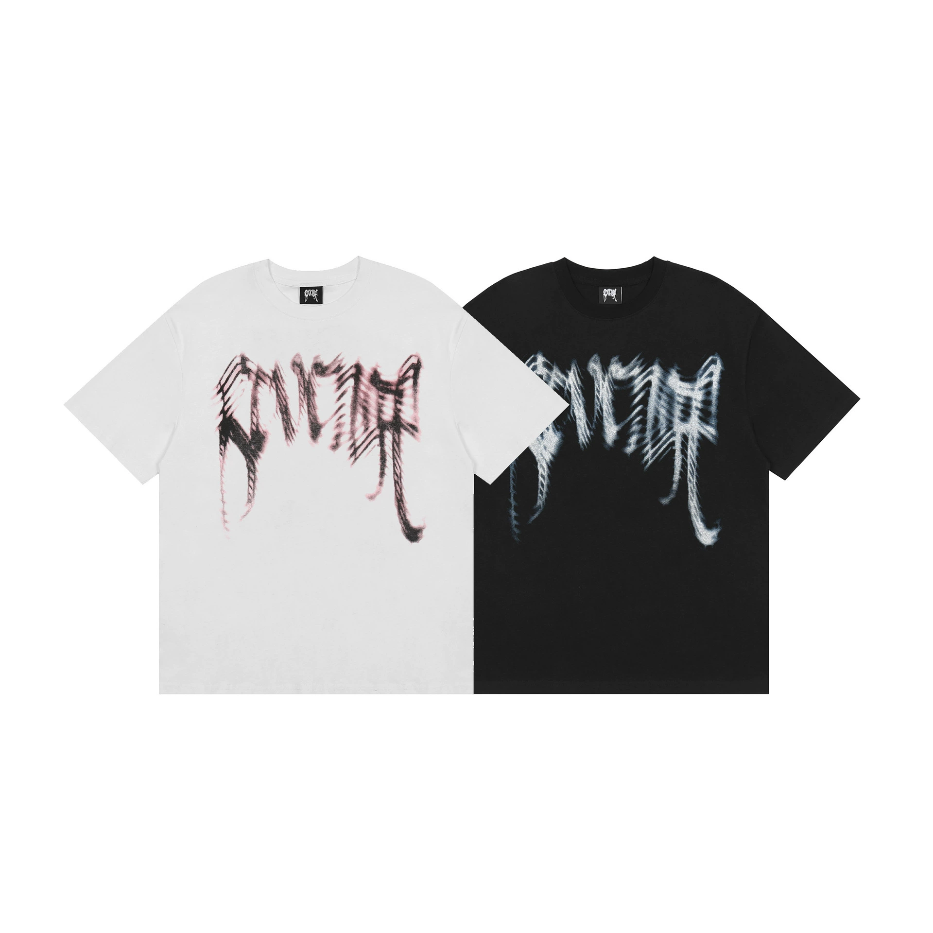 Трансграничный европейский и американский модный бренд месть Фантом письмо с принтом Футболка с коротким рукавом для мужчин и женщин BF пара High Street хип-хоп с коротким рукавом