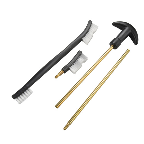 Blow molded box barrel brush outer packaging can be added with logo to make it sturdy GK44 lightweight small package cleaning tool gun brush