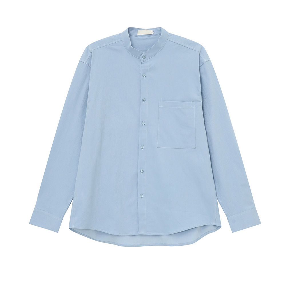 MTLCLOTHES Hombres| Camisas de color sólido coreanas, pantalones casuales de cinco puntos, moda diaria de traje de viaje