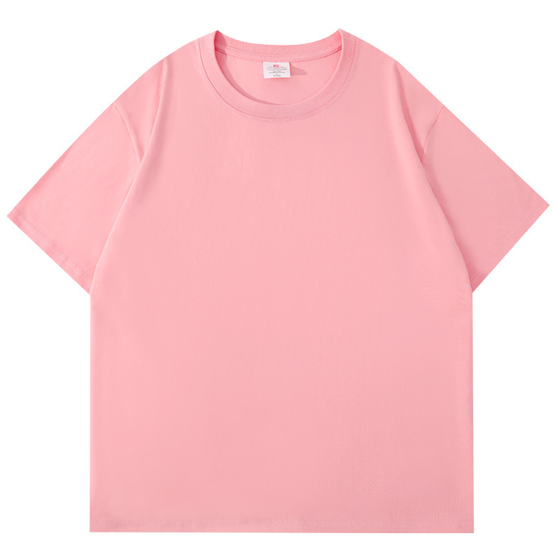 2025 ヘビーウェイト 100% 新疆綿半袖 Tシャツ男性と女性のための夏ルーズで多用途な半袖 Tシャツ大きいサイズ Tシャツ|undefined