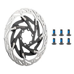 PROMEND 自転車フローティングディスク 140160MM ミッドロック 6 スパイクアルミ合金フローティングタービン冷却ディスク