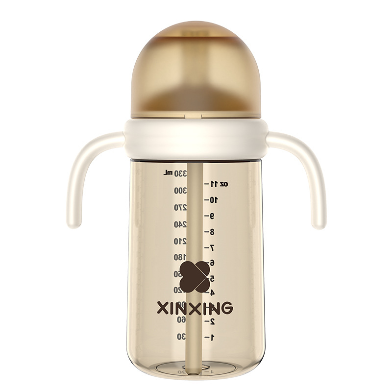 Botellas de leche para bebés PPSU tazas de agua para bebés botellas de paja anticaídas tazas de aprendizaje de bebidas portátiles tazas de bebida directa tazas de paja boca de pato