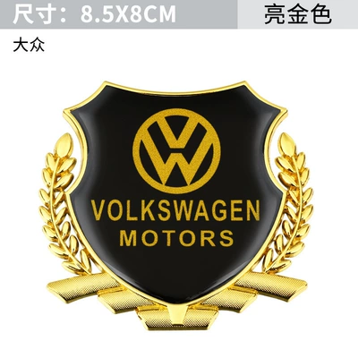 Other Automotive Exterior Supplies — creative stickers - volkswagen-large-side-label-golden-one-pack