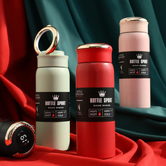 Stylish 304 Stainless Steel Smart Temperature-Display Insulated Cup | Portable Water Bottle for Students—Unisex | High-Capacity Outdoor Kettle