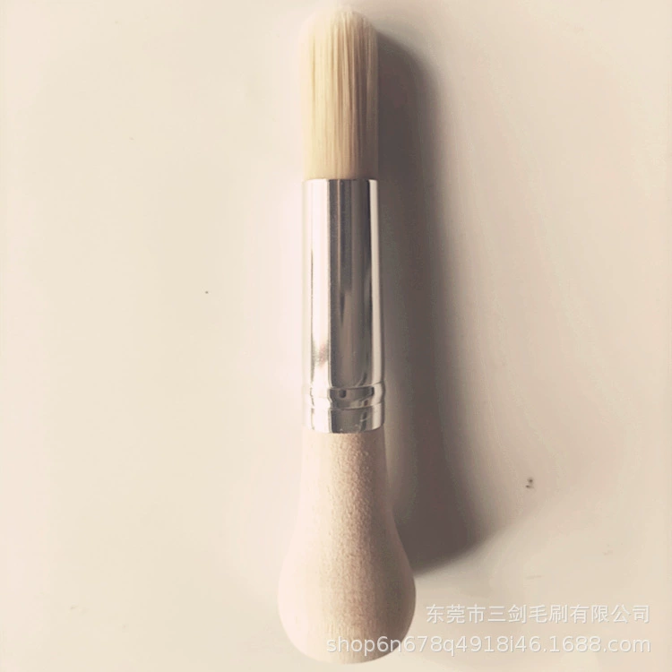 Поставка тыквы-образная щетка, длинная ручка имитация свиной шерсти круглая щетка, все виды кофейной щетки