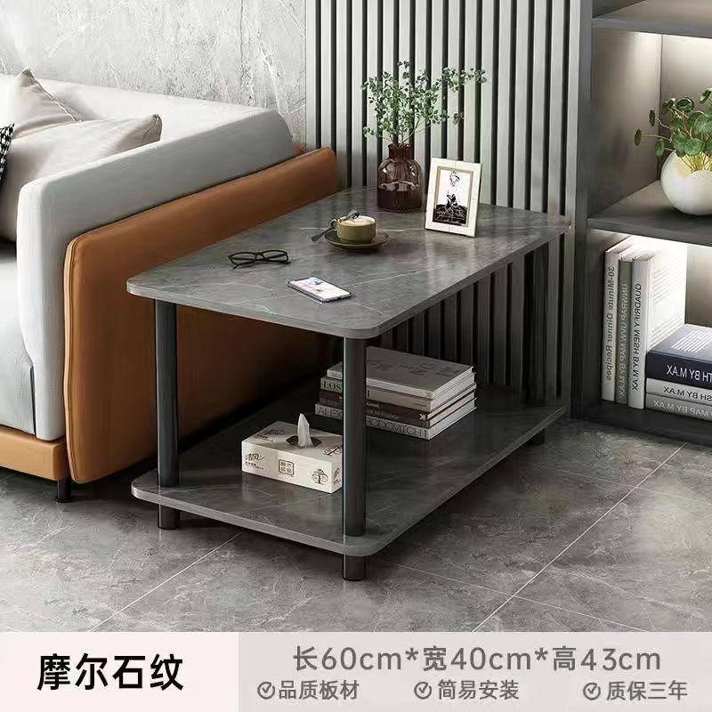 賃貸住宅の家庭用寝室のベッドの頭のテーブルの物置棚のソファーのサイドのいくつかの小さいテーブルの簡易な長方形の小さいお茶のリビングルーム|undefined