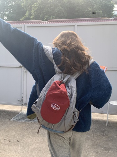 DIY  New Model Korean Instagram Influencer Same Style Large Capacity University Students Double Shoulder Bag Casual Backpack Trend