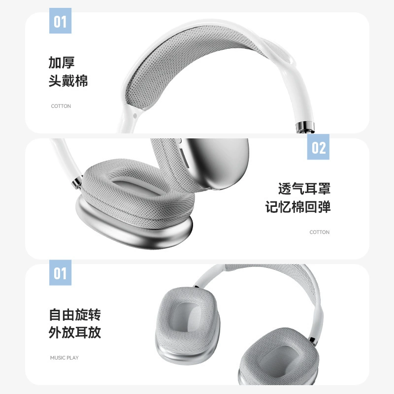 Wireless Bluetooth Headset AIRMAXP9 P9MAXPRO, Bluetooth 5.3, 200mAh, Stereo