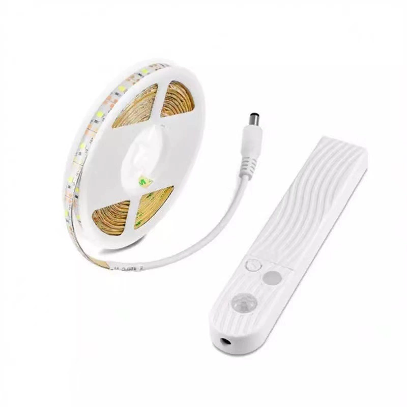 Smart physiological induction night light for bedroom for wardrobe, self-adhesive light strip, human sensor