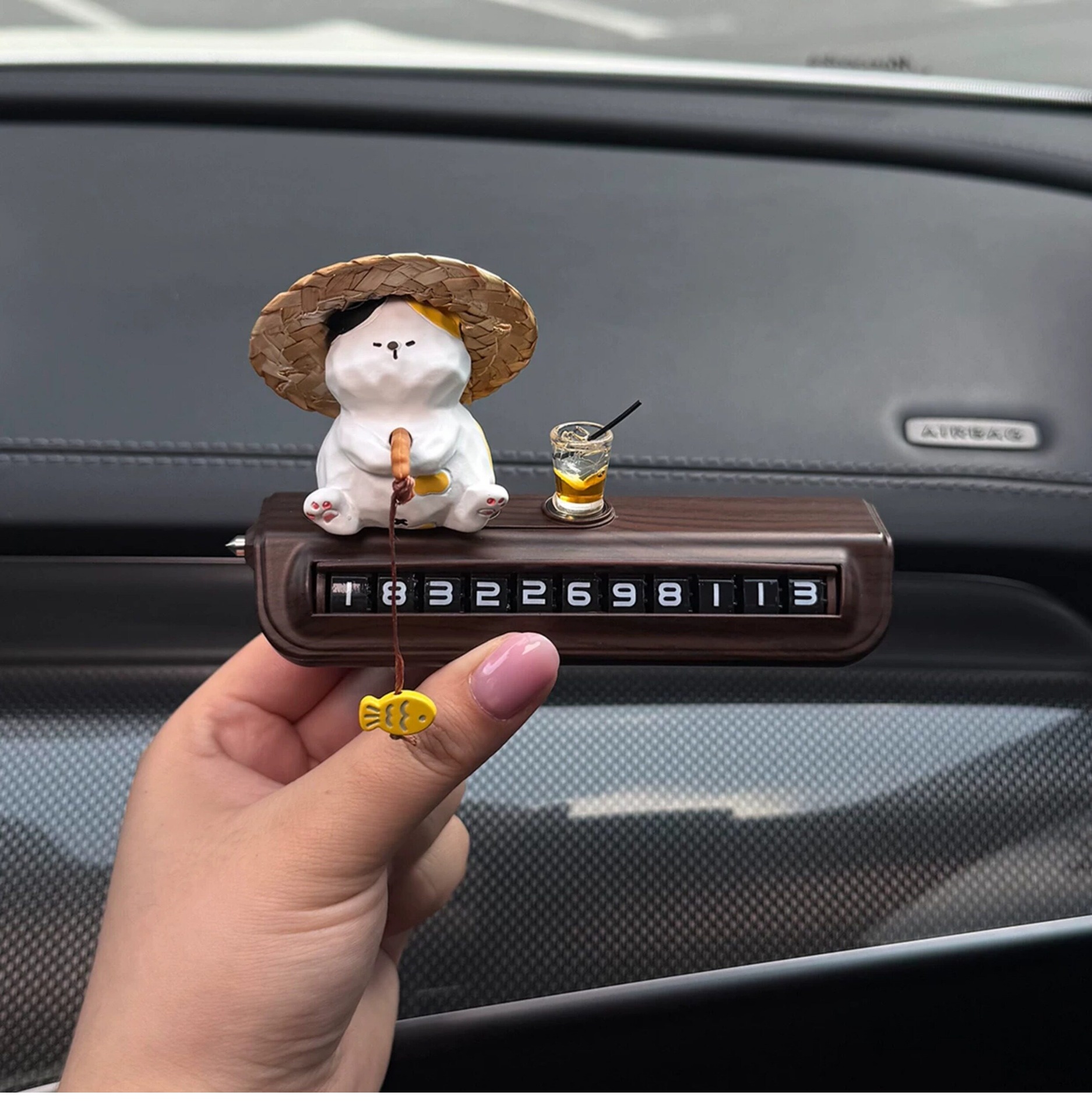 2026 New Model Temporary Parking Number Plate for Car, Mobile Phone Number Plate for Moving Vehicle, Hidden Number Plate for Women