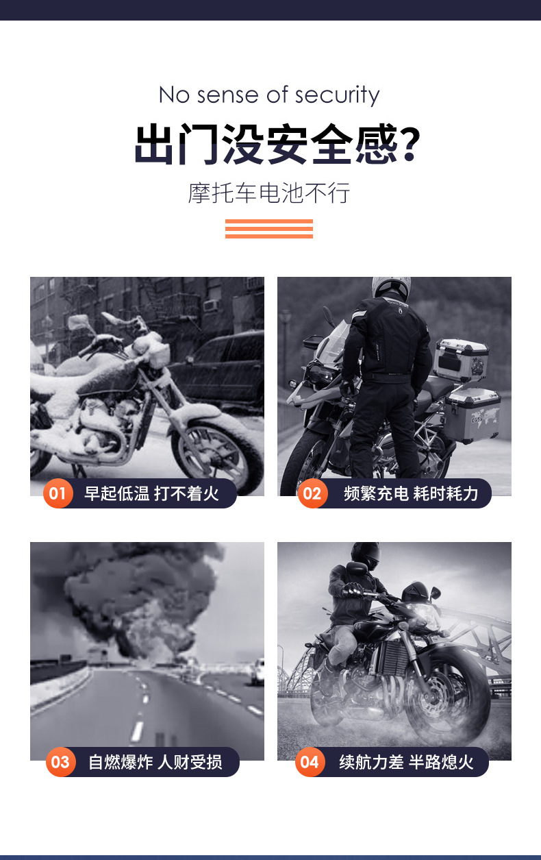 Tianneng Motorcycle Battery 12V Battery for 125 Scooter, Curved Beam Yamaha Suzuki Battery, Special True Black Gold