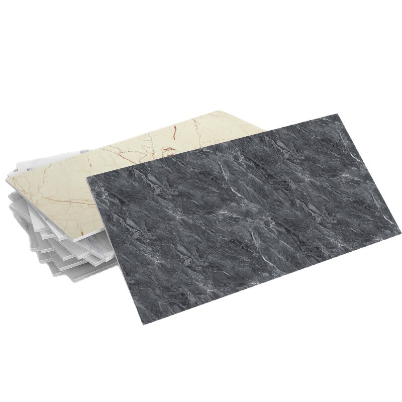 Pegatinas de pared de azulejos de cerámica gruesos, paneles autoadhesivos de aluminio-plástico 3D, renovación de baño, pegatinas de azulejos resistentes a las manchas, pegatinas para cubrir agujeros.