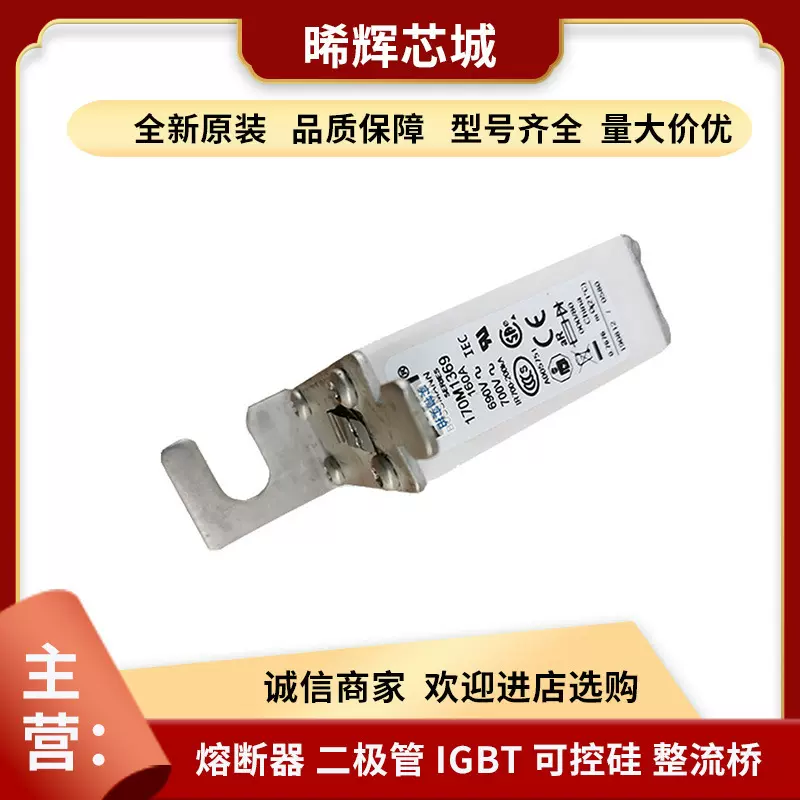170M1369 170M1370库存充足 型号齐全BUSSMANN低压熔断器现货直供