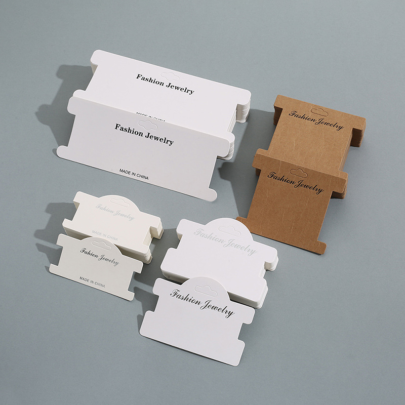 工字形卡流行发圈头绳卡纸皮筋头饰品展示卡片首饰包装卡现货批发