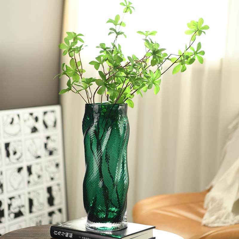 Creativo nuevo dragón escamas de vidrio granular vasos de vidrio mesa de comedor casera color irregular ornamentos ornamentos