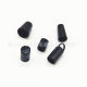 6-8mm inner diameter alloy electrophoresis black tail hanging clock mobile phone lanyard accessories in stock rope buckle