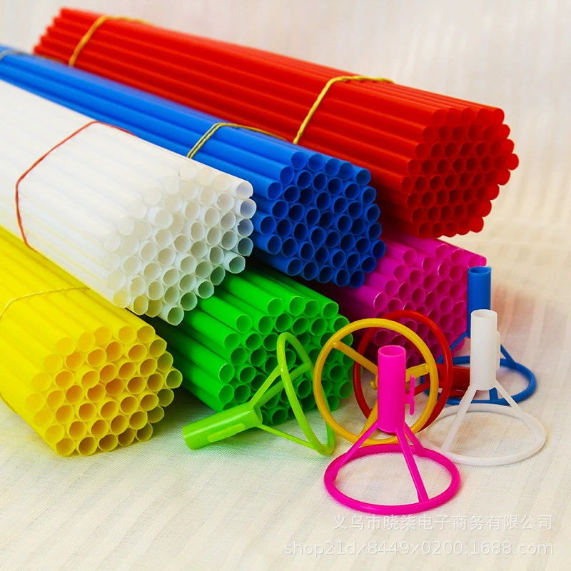 40 см Алюминиевая Пленка воздушный шар полюс большой воздушный шар из алюминиевой фольги сетка Красная волна мяч буксировочный столб воздушный шар пластиковый толстый держатель полюса