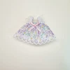 A09 purple rose floral skirt