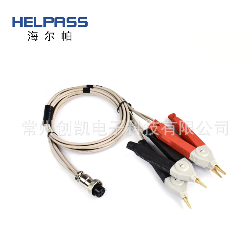 HPS25042 镀金式5端4个开尔文夹测试线