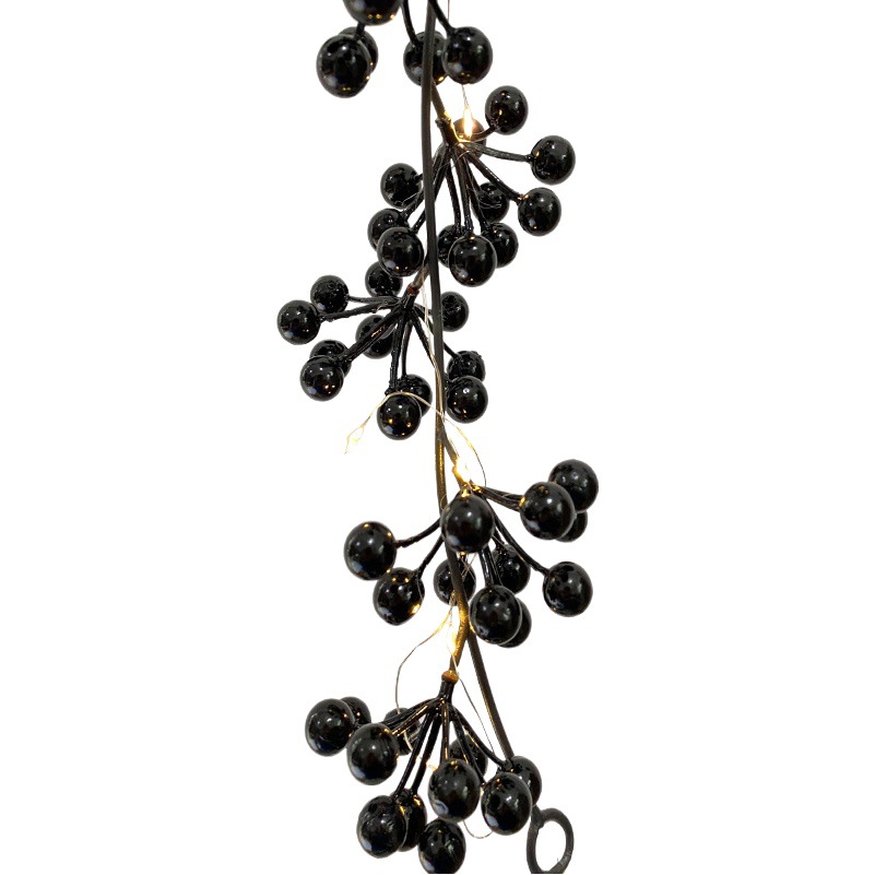 Navidad artificial fruta roja baya de ratán transfronteriza atmósfera de Navidad diseño decoración del hogar simulación Navidad Ratán