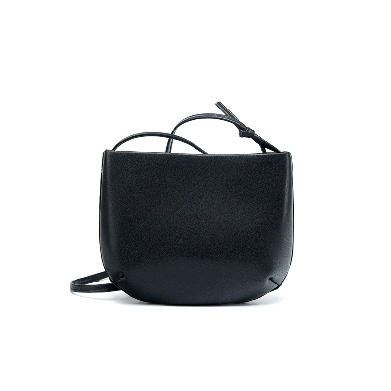 New Saddle Style Women's Minimalist Commuter Luxury Shoulder Bag, Small Summer Handbag, Versatile Genuine Leather Crossbody Bag - Thumbnail 6