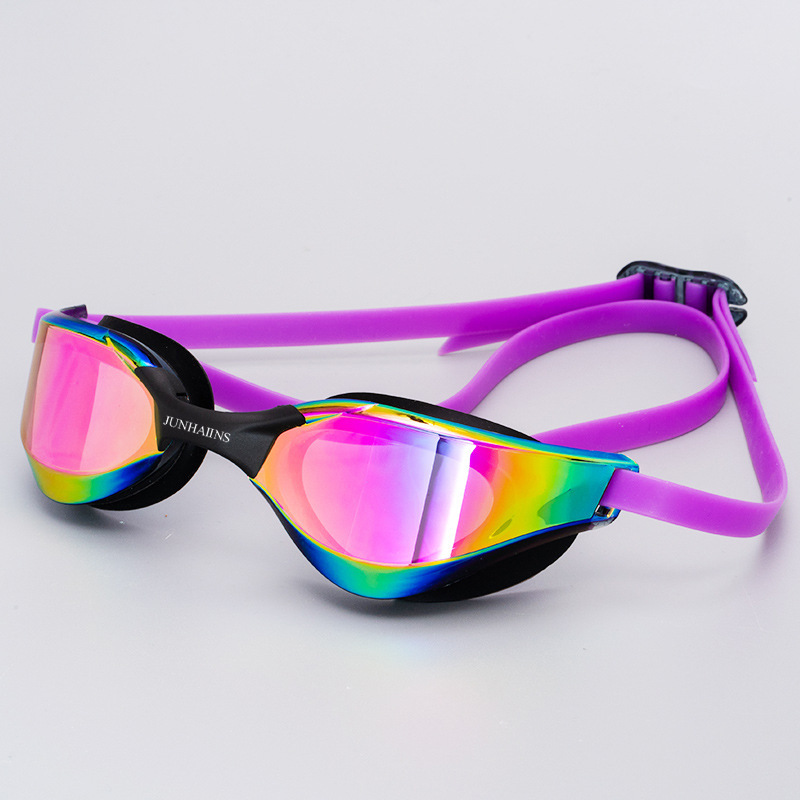 Gafas de Natación Profesionales de Gran Angular para Carreras, PC y Silicona, Antivaho image 12