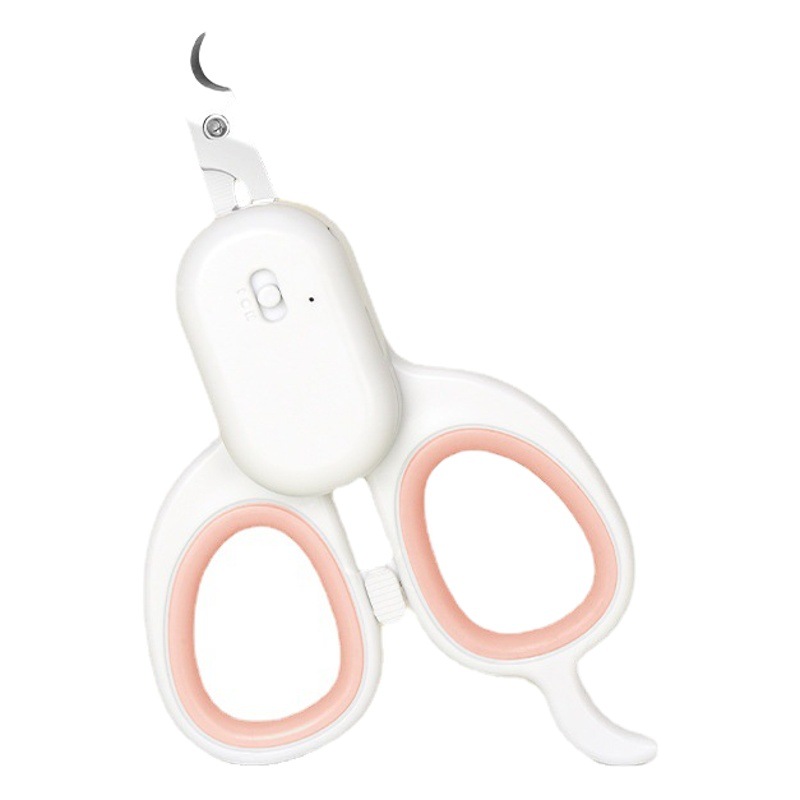 Paiwei gato LED lámpara uñas Clippers gato garra cuchillo especial línea de sangre Clippers herramientas de uñas para mascotas