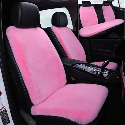 Wool pad, Universal Small Waist Car Seat Cover - gouache-full-car-set-seven-piece-set