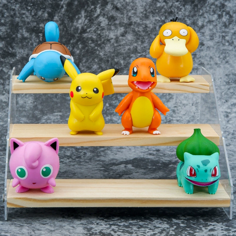 6 настольных фигурок Pokemon Q-версии, украшения, оптовая продажа, цельная доставка
