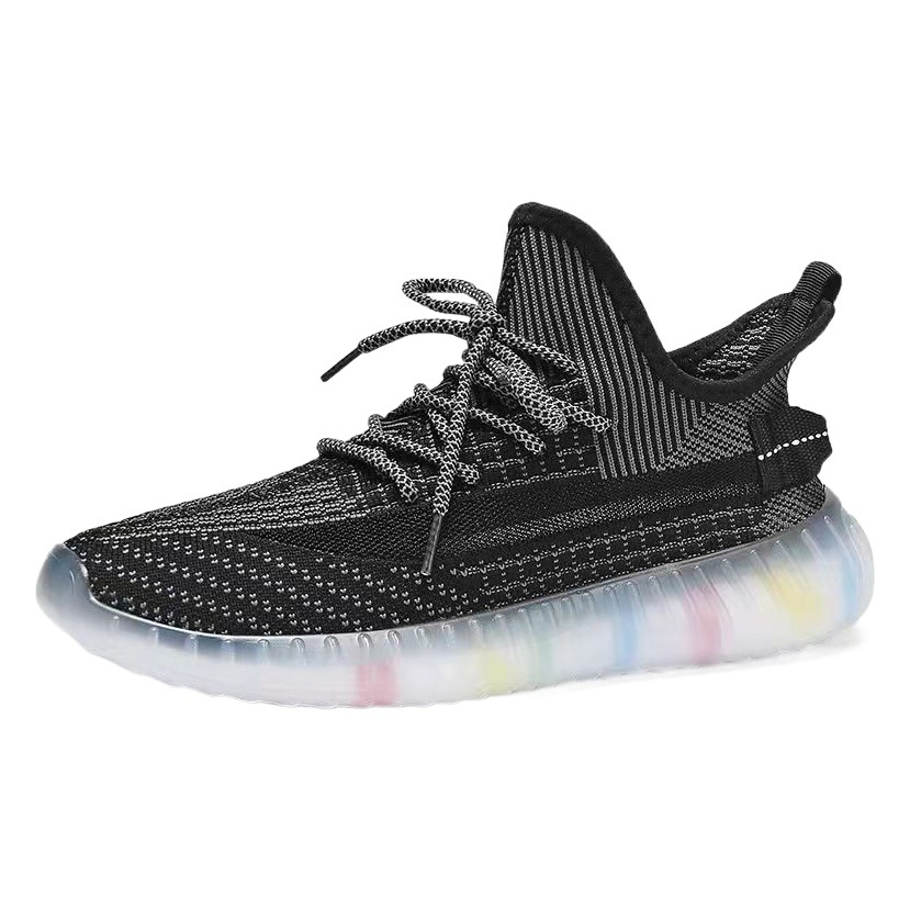 Zapatos de coco para hombre y mujer, novedad de verano 2026, zapatos de malla de punto, modelo para parejas, zapatos 350, zapatos para correr con suela blanda, zapatos de punto.