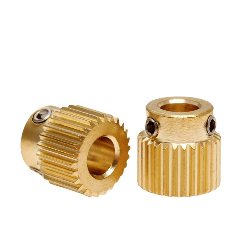 3D-принтер 26 зубов Экструзионная турбина MK8 сопло подача проволоки колесо подачи латунные аксессуары для Makerbot Reprap