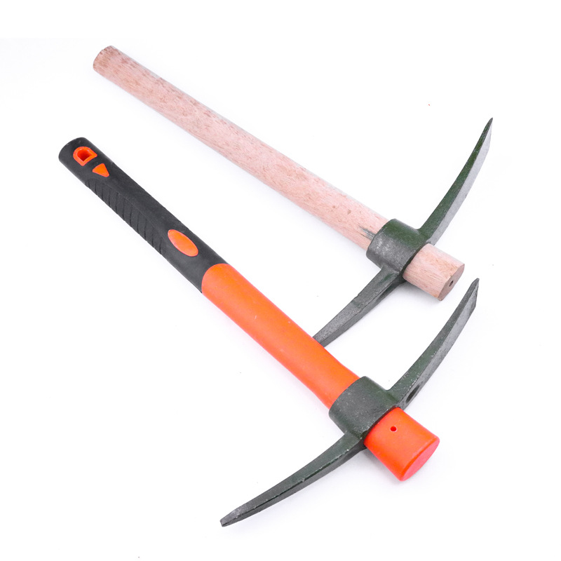 En stock al por mayor de rescate Cruz pico construcción agrícola pico forja acero pico plano al aire libre minería leña pico