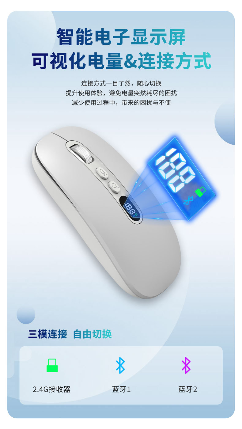 The cross-border M191 smart voice mouse directly recognizes foreign languages, charges, translates, speaks, types and is compatible with computers undefined
