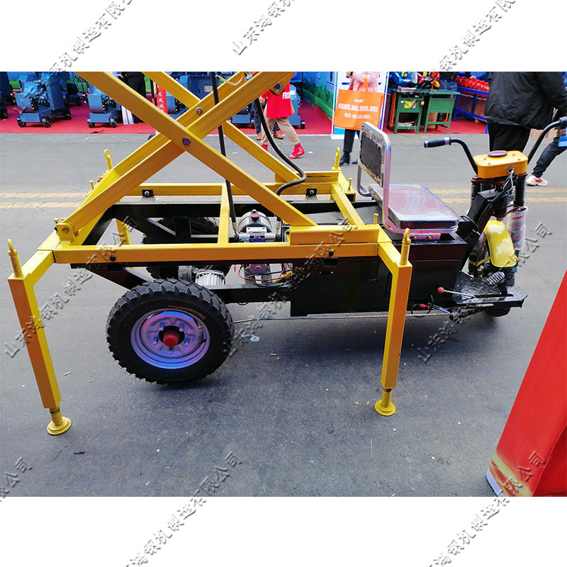 自行式电三轮升高车 建筑工程起重车 城市道路广告牌悬挂升降车