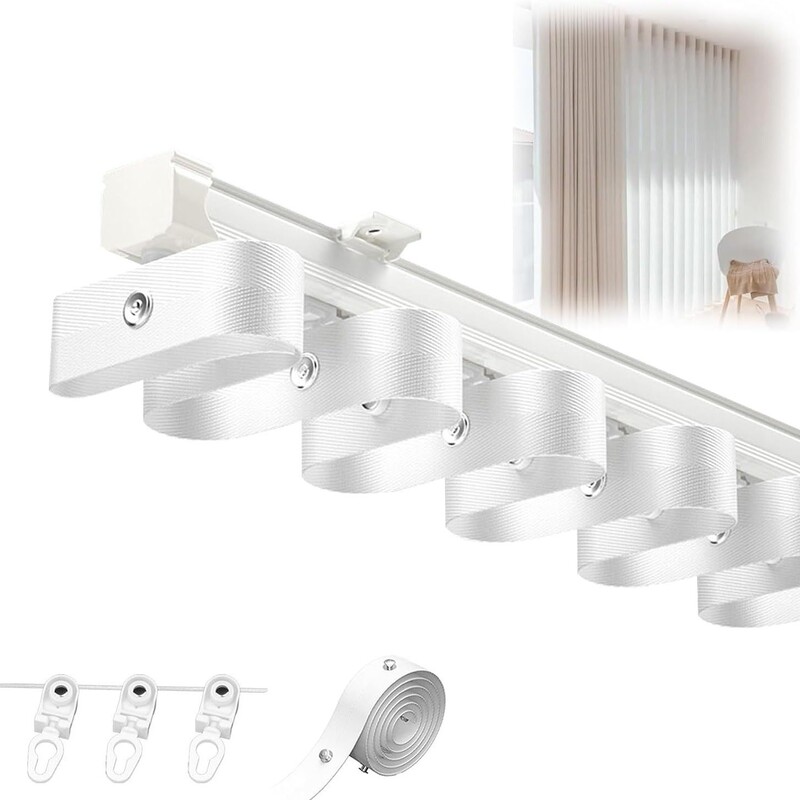 Electric curtain snake-shaped curtain 6CM water wave curtain track pulley, silent snake-shaped curtain hanging wheel with ball bearing