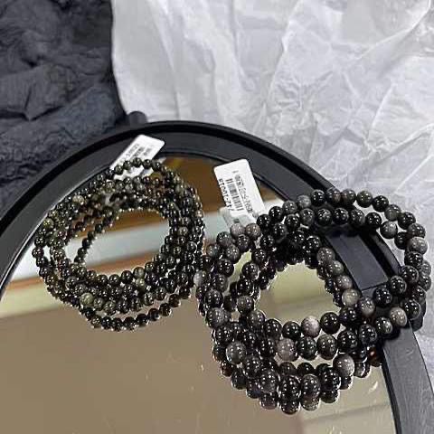 금빛 돌/삼원팔찌/8mm구슬