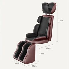 マッサージマットレスの首と背中の腰の足の多機能のマッサージのクッションの振動はマッサージのクッションを揉みます。